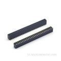 2.54mm 암 헤더 이중 행 SMT PA9T